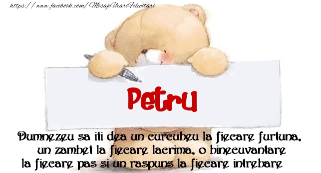 Felicitari de prietenie - Mesaj pentru prieteni! Petru