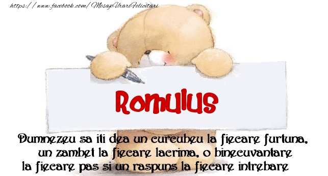 Felicitari de prietenie - Mesaj pentru prieteni! Romulus