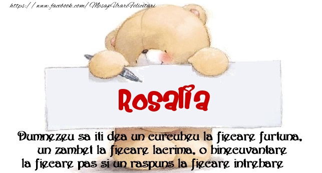 Felicitari de prietenie - Ursuleti | Mesaj pentru prieteni! Rosalia