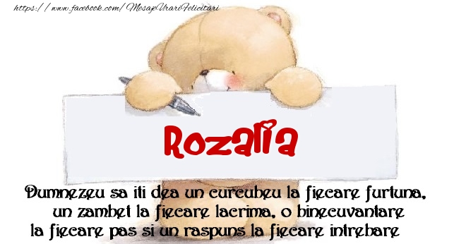 Felicitari de prietenie - Ursuleti | Mesaj pentru prieteni! Rozalia