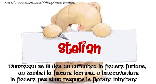 Felicitari de prietenie - Ursuleti | Mesaj pentru prieteni! Stelian