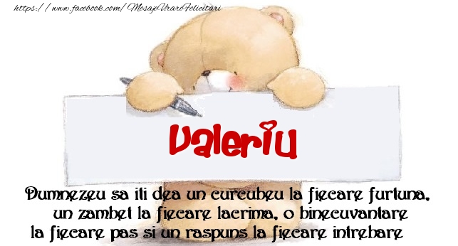 Felicitari de prietenie - Ursuleti | Mesaj pentru prieteni! Valeriu