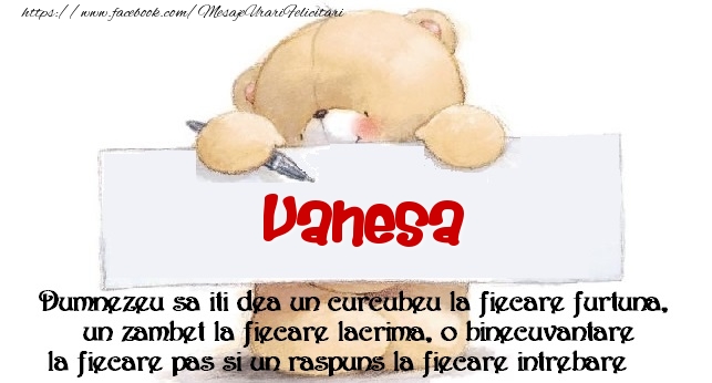 Felicitari de prietenie - Ursuleti | Mesaj pentru prieteni! Vanesa