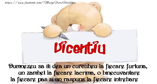 Felicitari de prietenie - Mesaj pentru prieteni! Vicentiu