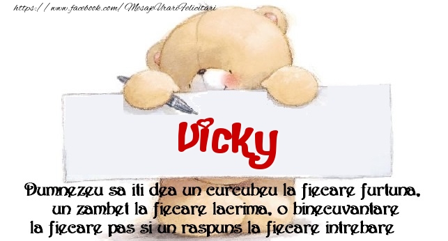 Felicitari de prietenie - Mesaj pentru prieteni! Vicky