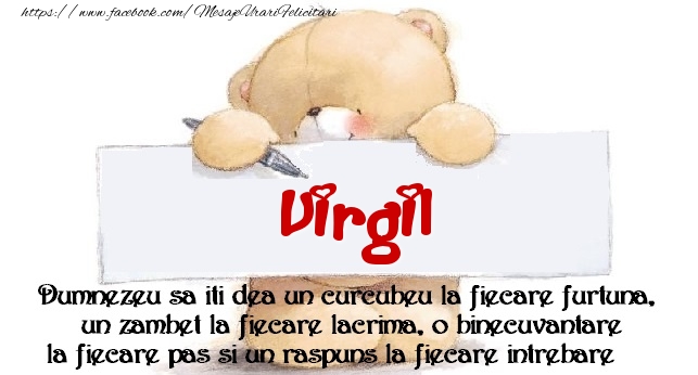 Felicitari de prietenie - Ursuleti | Mesaj pentru prieteni! Virgil