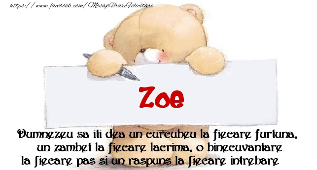Felicitari de prietenie - Ursuleti | Mesaj pentru prieteni! Zoe