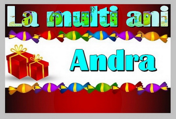 Felicitari de Sfantul Andrei - La multi ani Andra