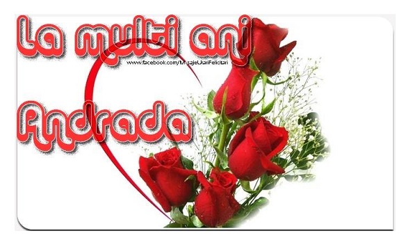 Felicitari de Sfantul Andrei - La multi ani Andrada