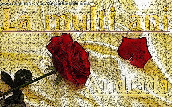 Felicitari de Sfantul Andrei - La multi ani Andrada