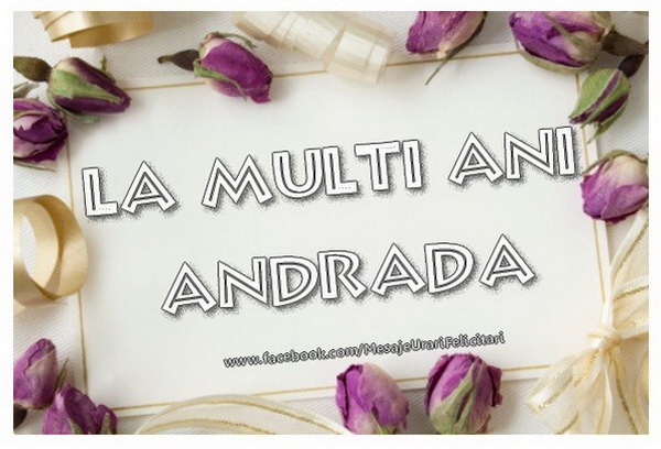 Felicitari de Sfantul Andrei - La multi ani Andrada