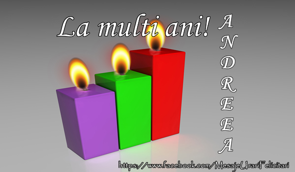 Felicitari de Sfantul Andrei - La multi ani Andreea!