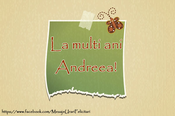 Felicitari de Sfantul Andrei - La multi ani Andreea!