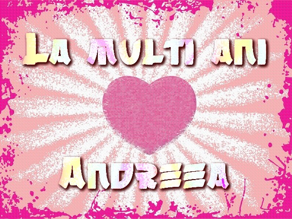 Felicitari de Sfantul Andrei - La multi ani Andreea