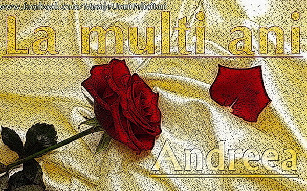 Felicitari de Sfantul Andrei - La multi ani Andreea