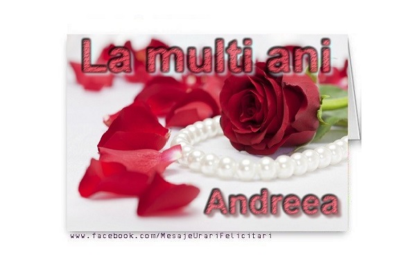 Felicitari de Sfantul Andrei - La multi ani Andreea