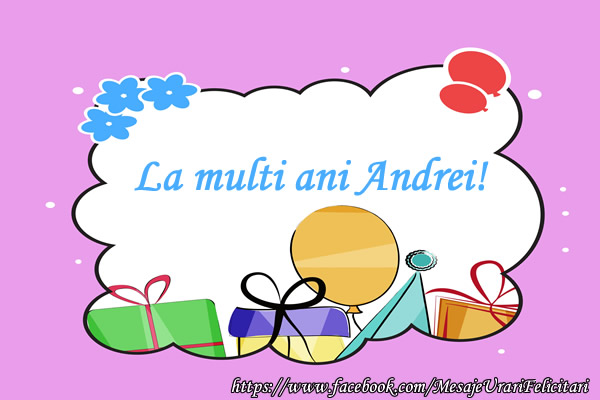 www.mesaje de sf andrei La multi ani Andrei!