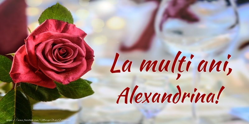 Felicitari de zi de nastere - Flori & Trandafiri | La mulți ani, Alexandrina!