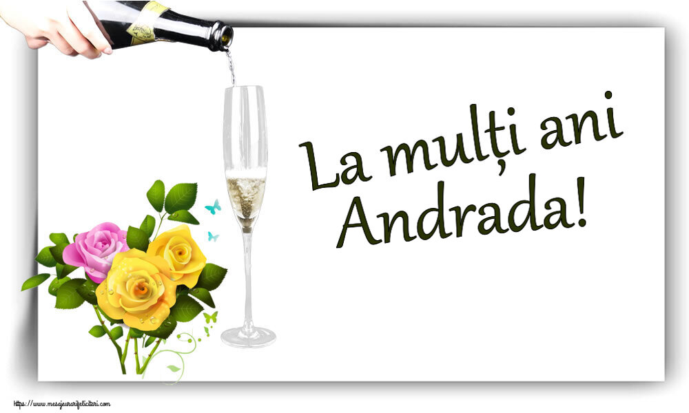 Felicitari de zi de nastere - La mulți ani Andrada!