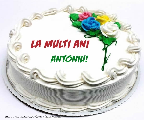Felicitari de zi de nastere - La multi ani Antoniu!