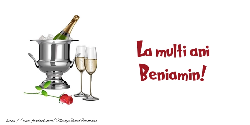Felicitari de zi de nastere - Sampanie | La multi ani Beniamin!