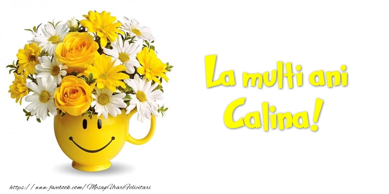 Felicitari de zi de nastere - Buchete De Flori & Flori | La multi ani Calina!