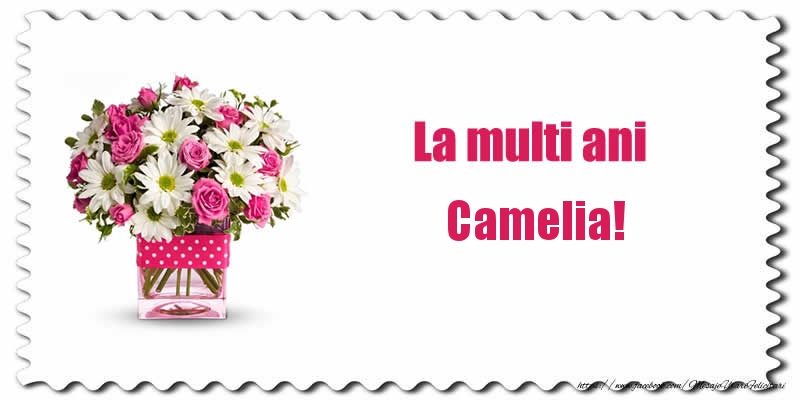 Felicitari de zi de nastere - Buchete De Flori & Flori | La multi ani Camelia!