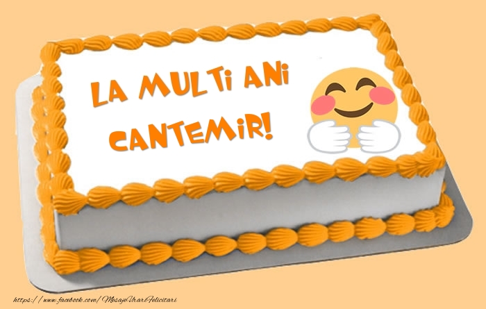 Felicitari de zi de nastere -  Tort La multi ani Cantemir!