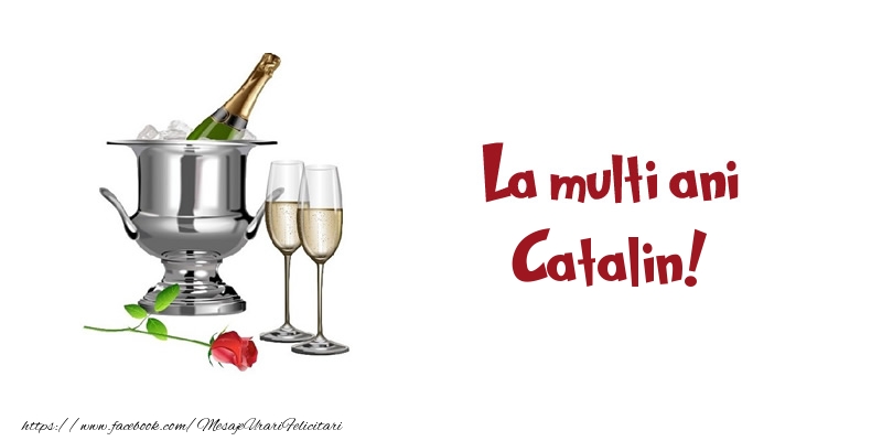 Felicitari de zi de nastere - Sampanie | La multi ani Catalin!