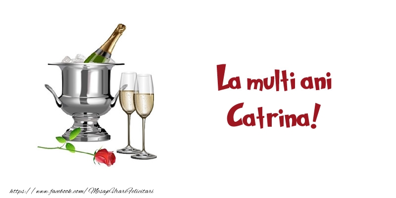 Felicitari de zi de nastere - Sampanie | La multi ani Catrina!