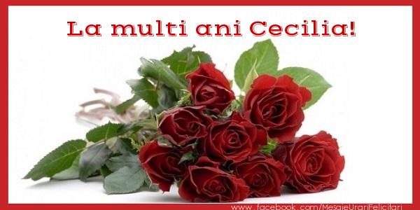 Felicitari de zi de nastere - Flori & Trandafiri | La multi ani Cecilia!