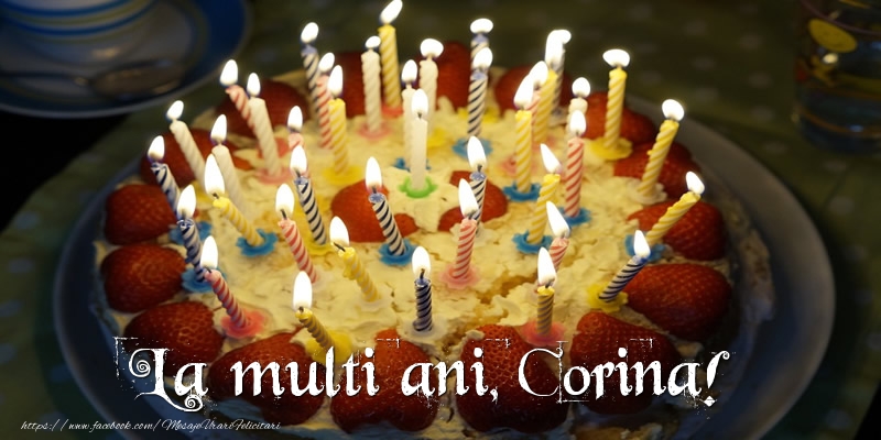 Felicitari de zi de nastere - Tort | La multi ani, Corina!