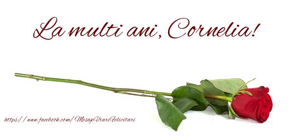 Felicitari de zi de nastere - Flori & Trandafiri | La multi ani, Cornelia!