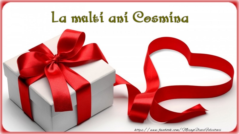 Felicitari de zi de nastere - La multi ani Cosmina
