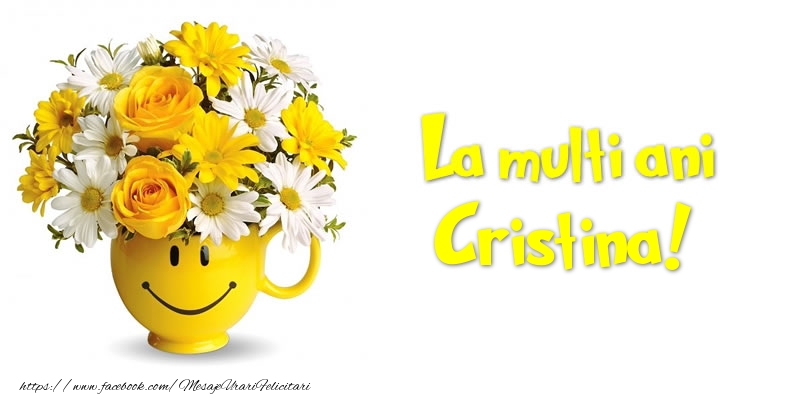 Felicitari de zi de nastere - Buchete De Flori & Flori | La multi ani Cristina!