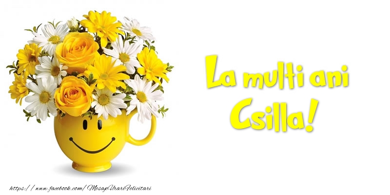 Felicitari de zi de nastere - Buchete De Flori & Flori | La multi ani Csilla!