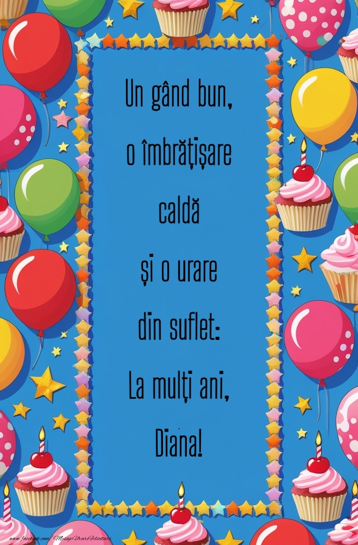 Felicitari de zi de nastere - Felicitare personalizata cu nume