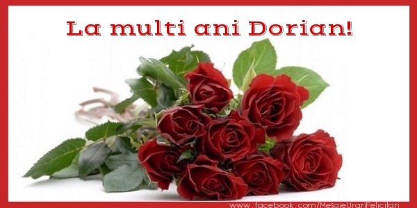 Felicitari de zi de nastere - Flori & Trandafiri | La multi ani Dorian!