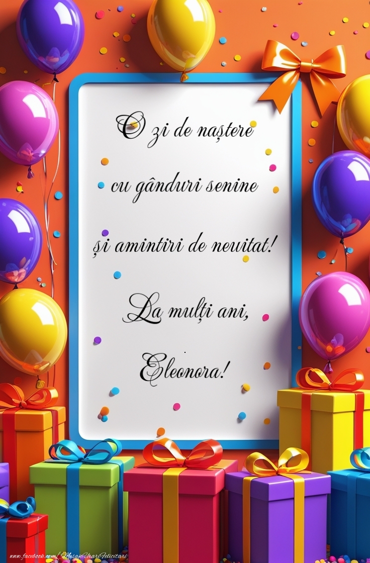 Felicitari de zi de nastere - De ziua ta...