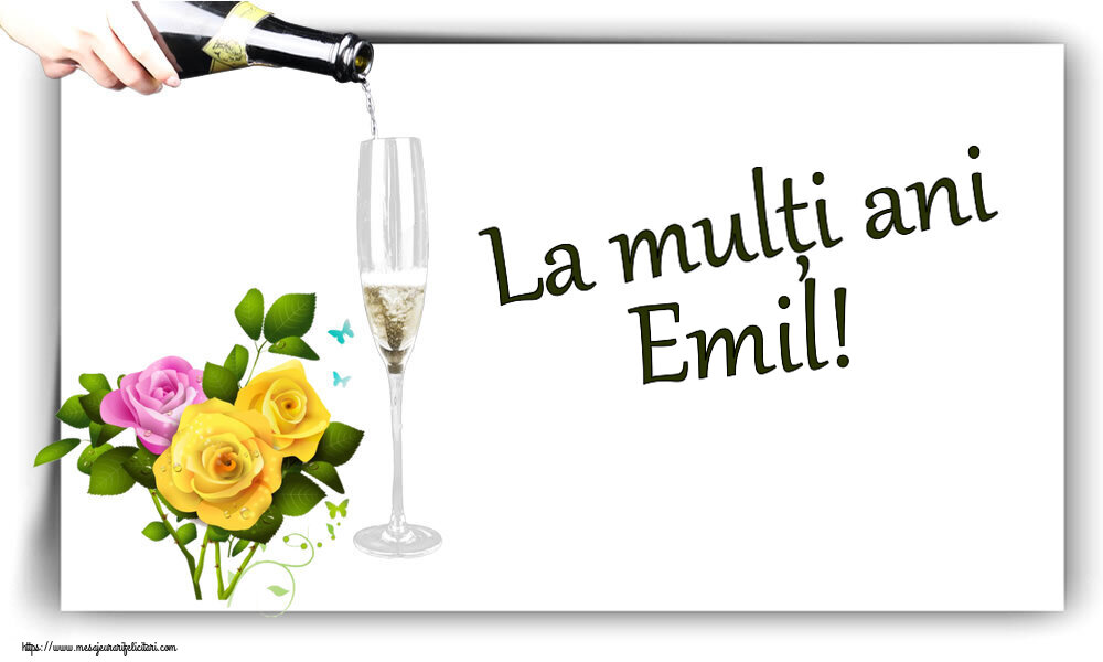 Felicitari de zi de nastere - Flori | La mulți ani Emil!