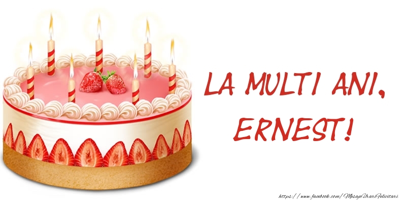 Felicitari de zi de nastere -  La multi ani, Ernest! Tort