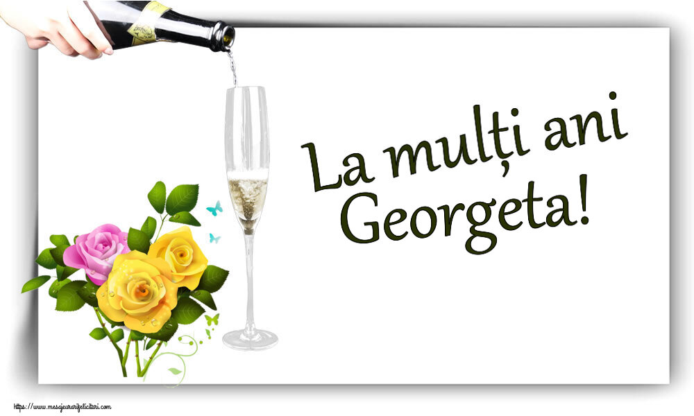 Felicitari de zi de nastere - Flori | La mulți ani Georgeta!