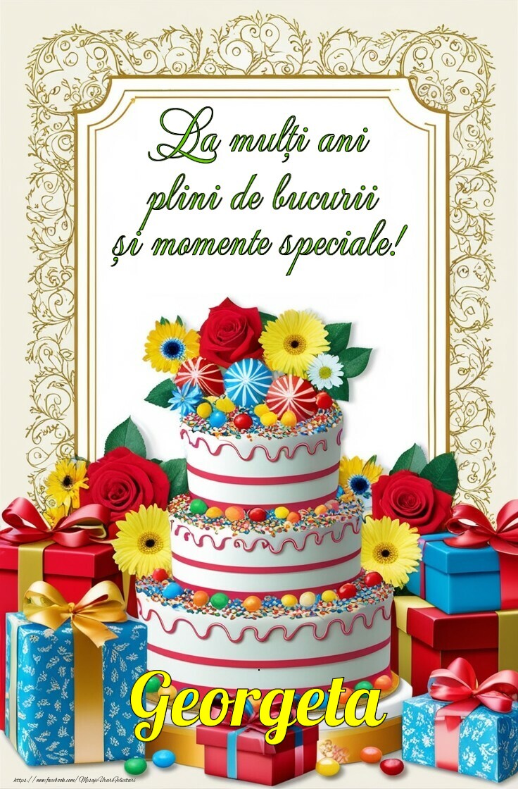 Felicitari de zi de nastere - Cadou & Flori & Tort | La mulți ani plini de bucurii