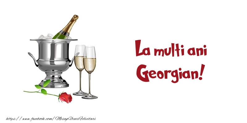 Felicitari de zi de nastere - Sampanie | La multi ani Georgian!
