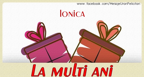 Felicitari de zi de nastere - Ionica La multi ani