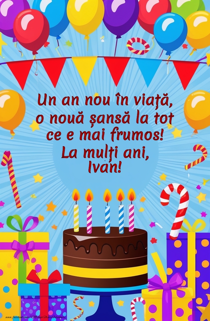 Felicitari de zi de nastere - Felicitare de la multi ani