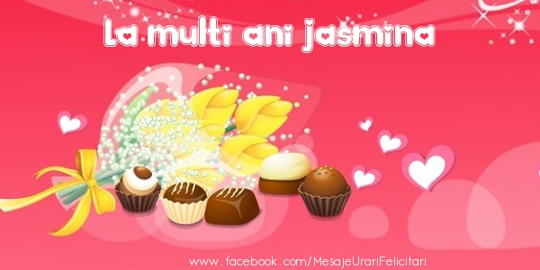 Felicitari de zi de nastere - La multi ani Jasmina