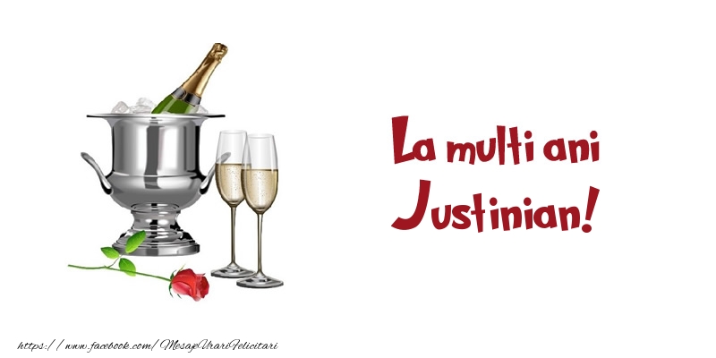 Felicitari de zi de nastere - Sampanie | La multi ani Justinian!