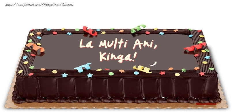 Felicitari de zi de nastere - Tort de zi de nastere pentru Kinga!