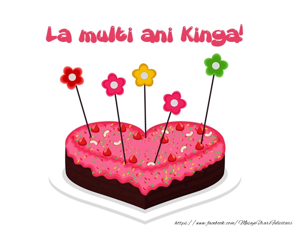 Felicitari de zi de nastere - Tort | La multi ani Kinga!